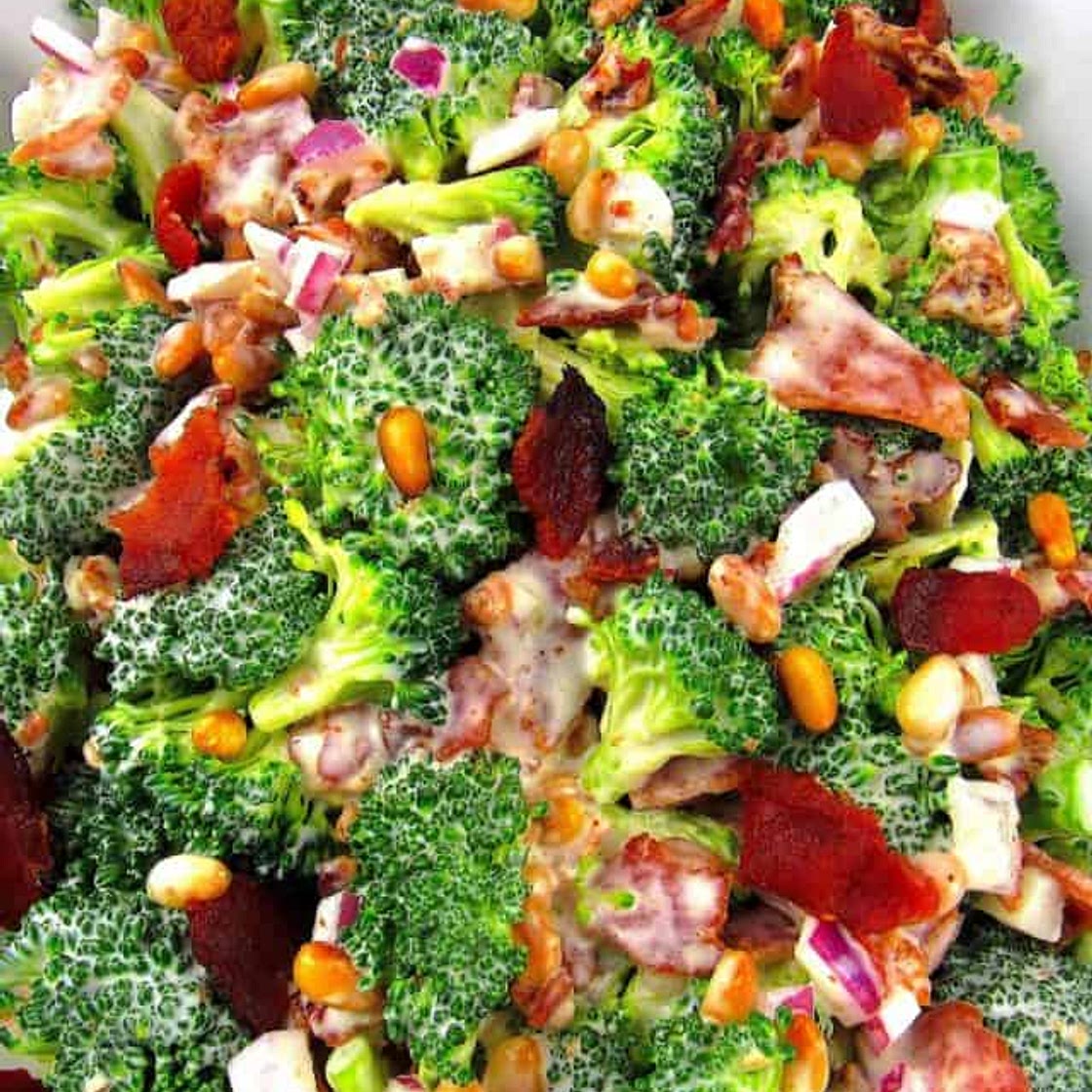 Keto Broccoli Salad with Bacon