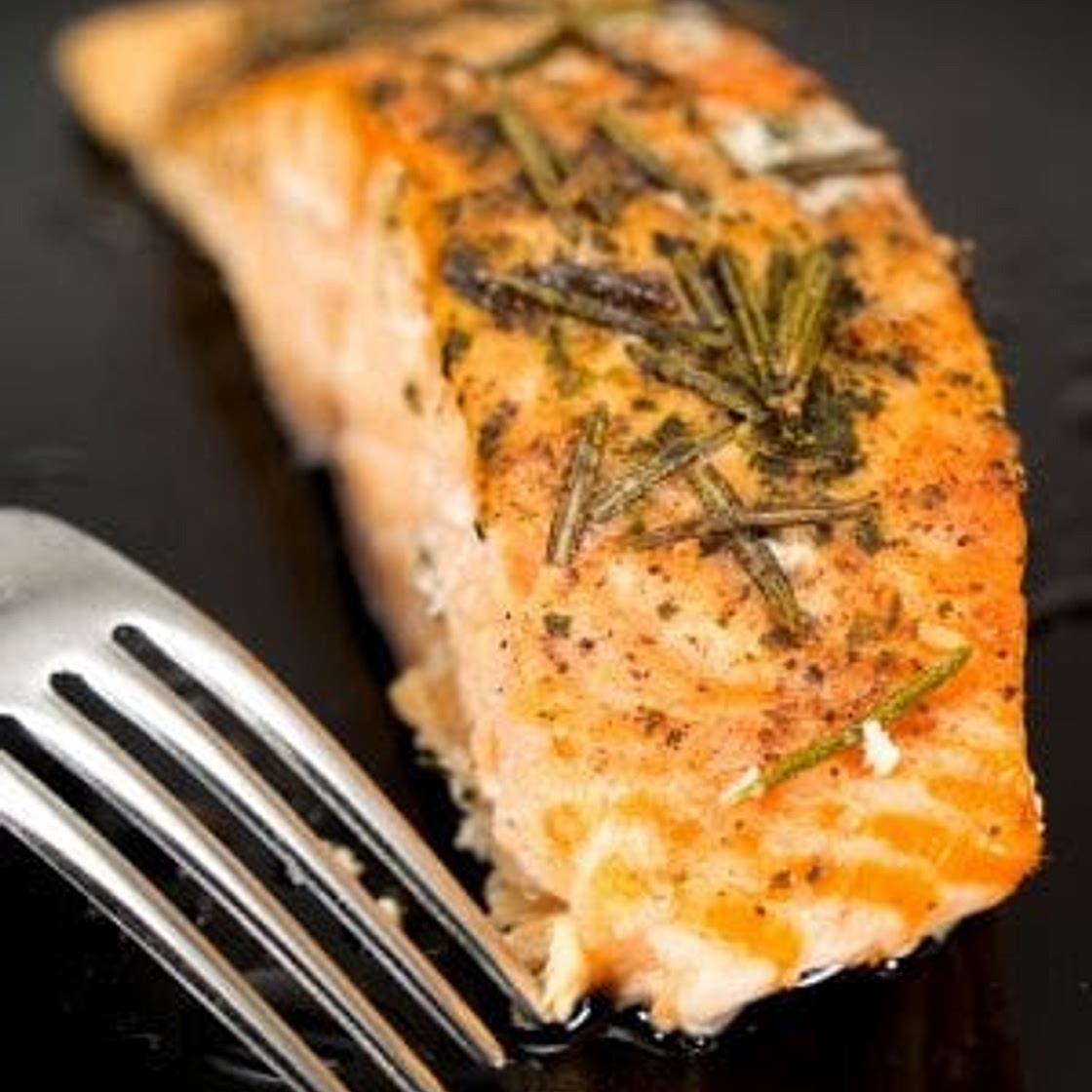 Broiled Salmon with Rosemary