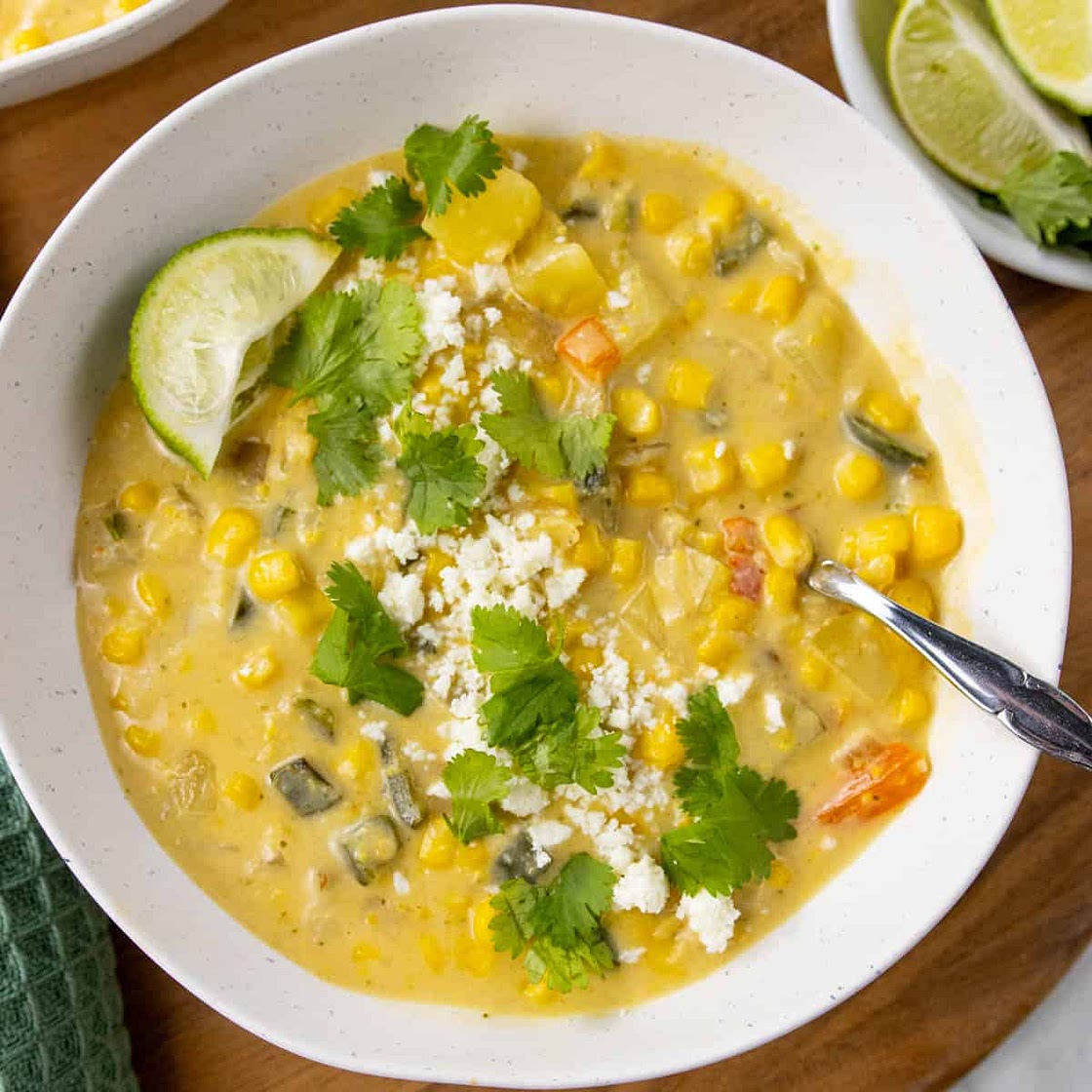 Poblano Corn Chowder