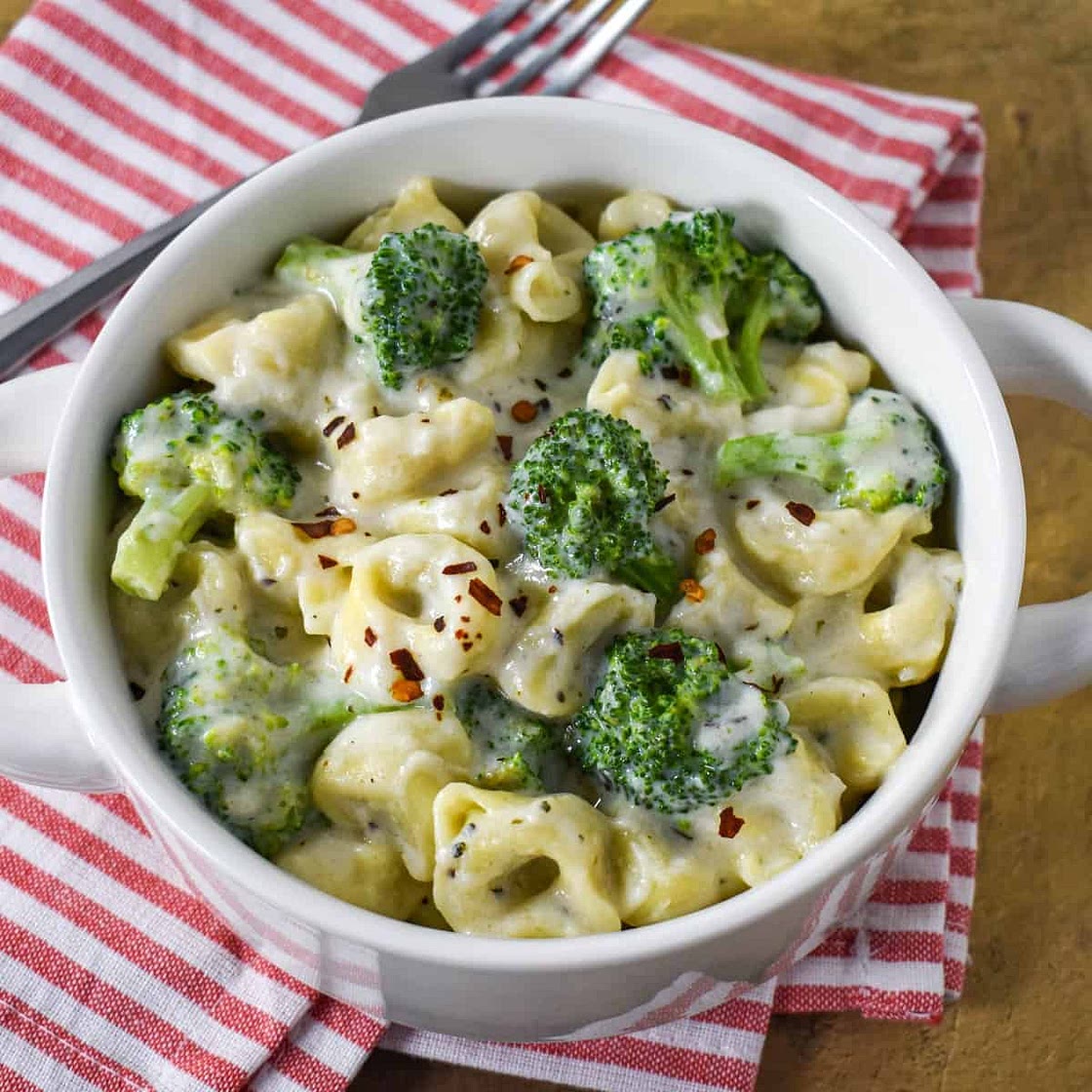 Creamy Tortellini with Broccoli