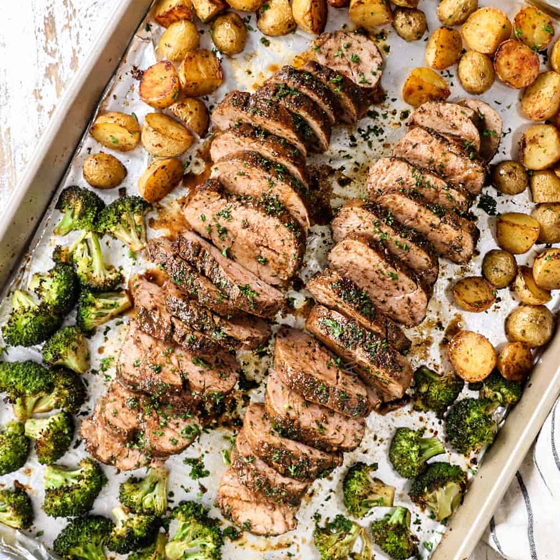 Roasted Balsamic Pork Tenderloin