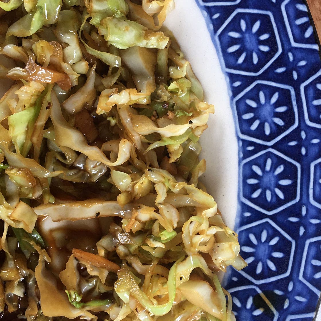 Cabbage Stir Fry Recipe With Garlic, Ginger And Soy Sauce