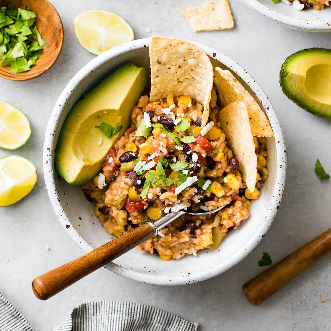Enchilada Rice (Instant Pot + Stovetop)