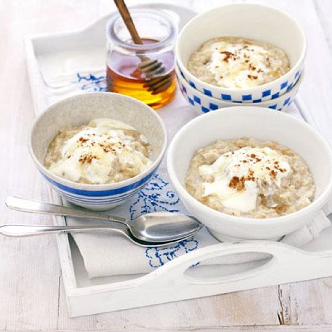 Apple & linseed porridge