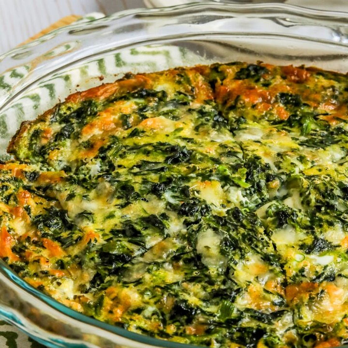 Crustless Spinach Quiche