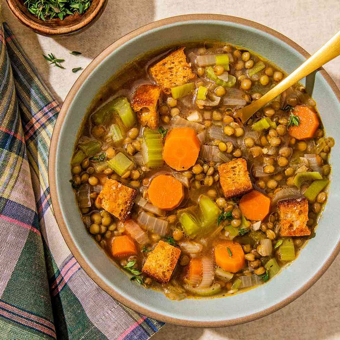 French Lentil and Vegetable Soup
