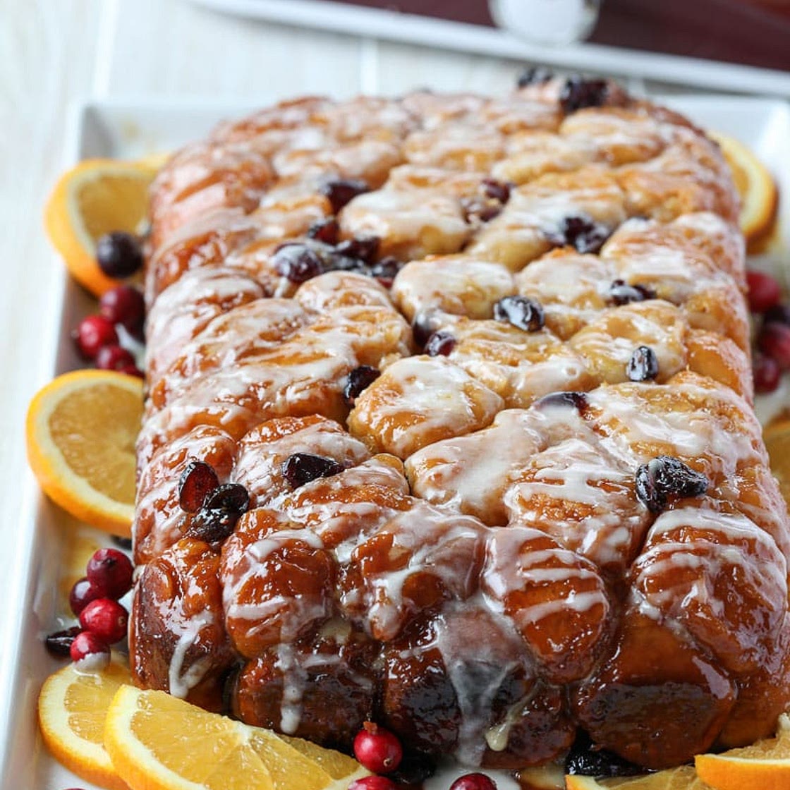 Slow Cooker Cranberry Monkey Bread