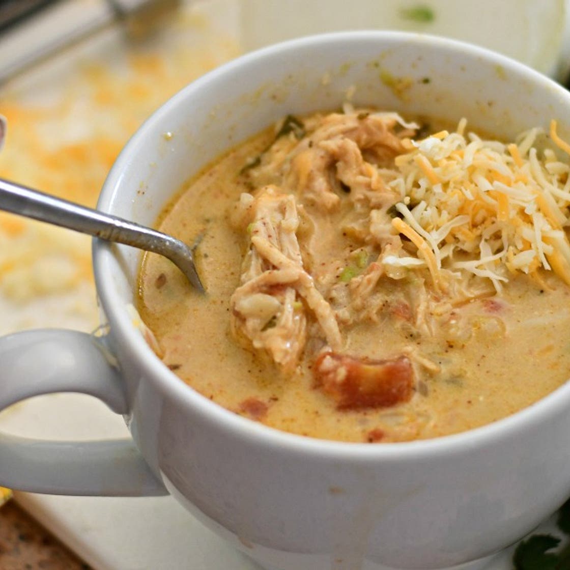 Keto Slow Cooker Chicken Salsa Soup