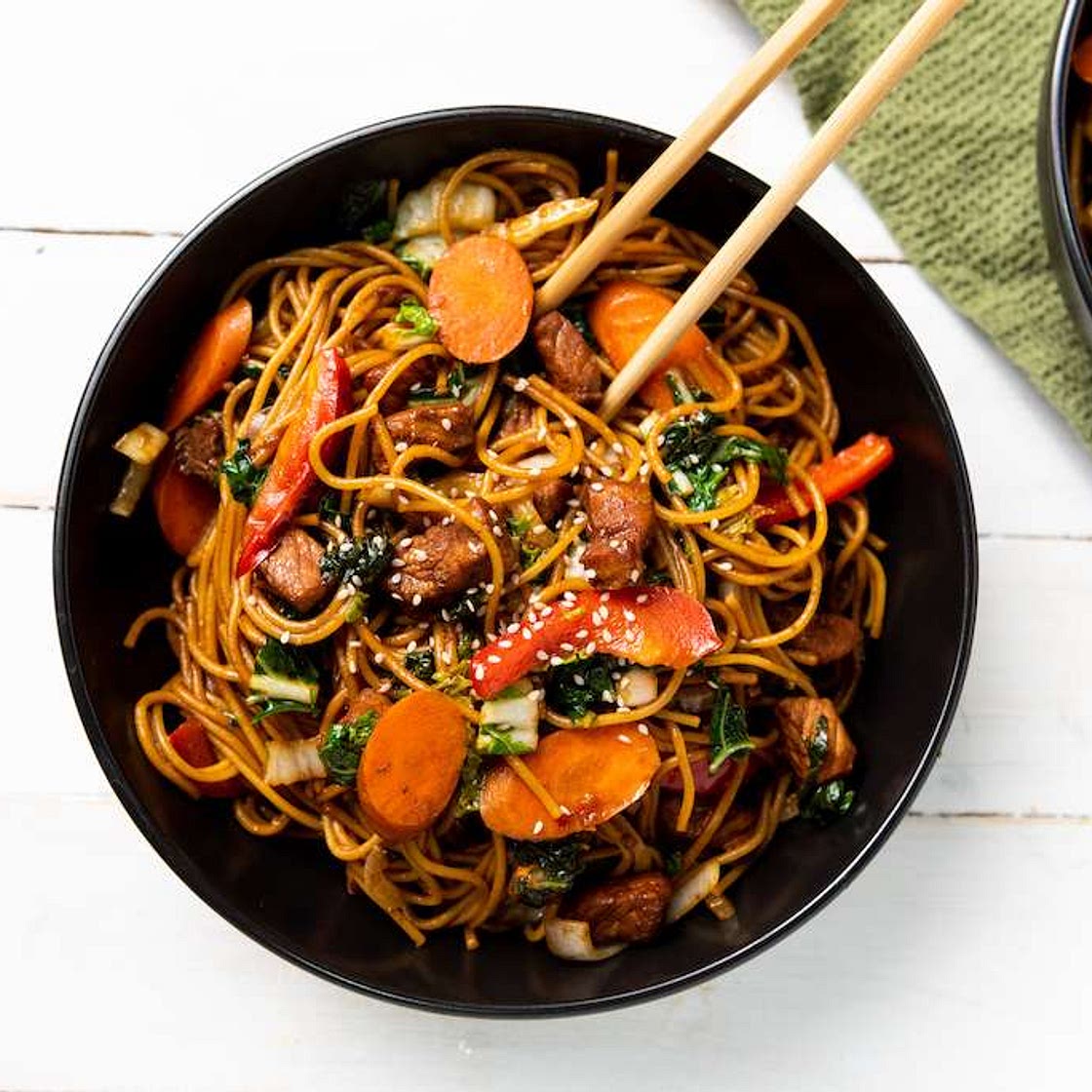 Instant Pot Pork Lo Mein