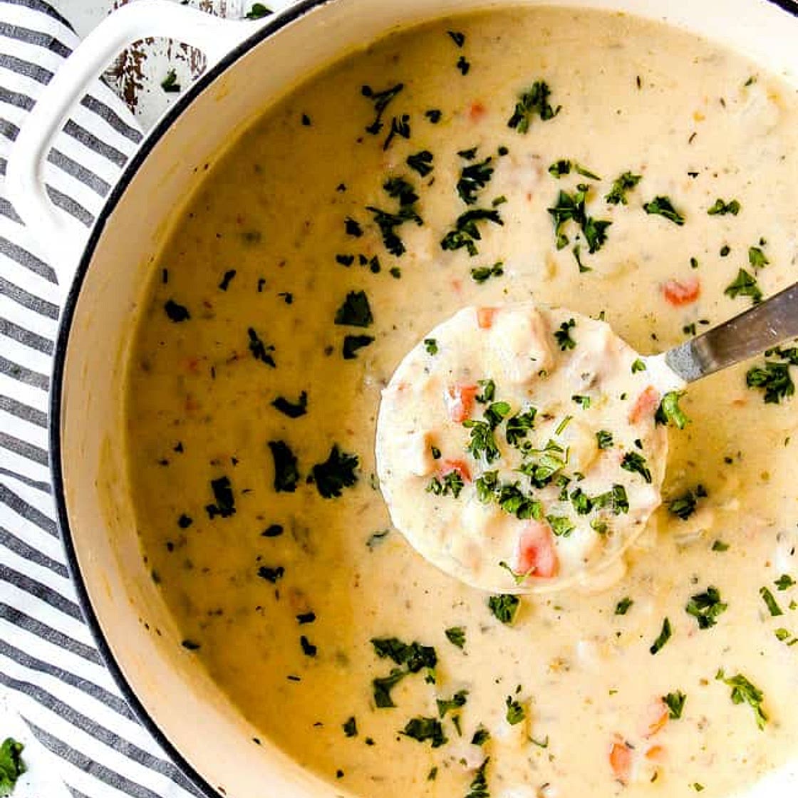 Chicken Cordon Bleu Soup