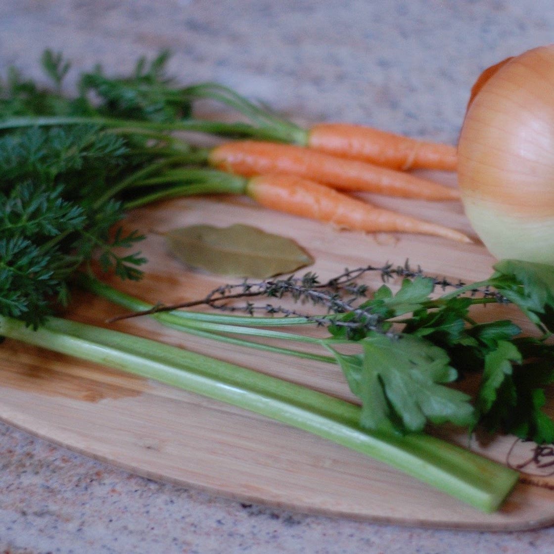 Overnight Chicken Stock in the Crock Pot