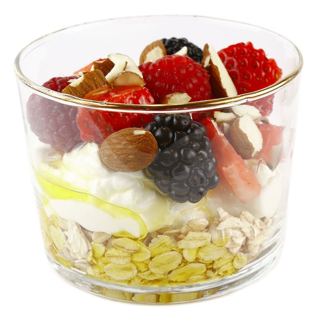 Haferflocken-Beeren-Quark