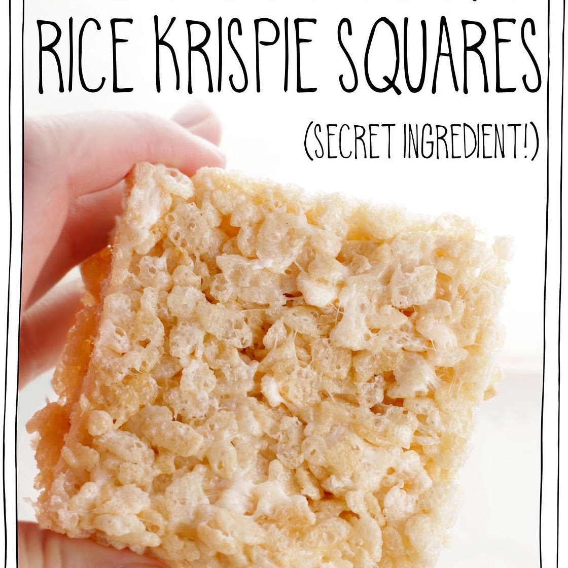 The Best Vegan Rice Krispie Squares (secret ingredient!)