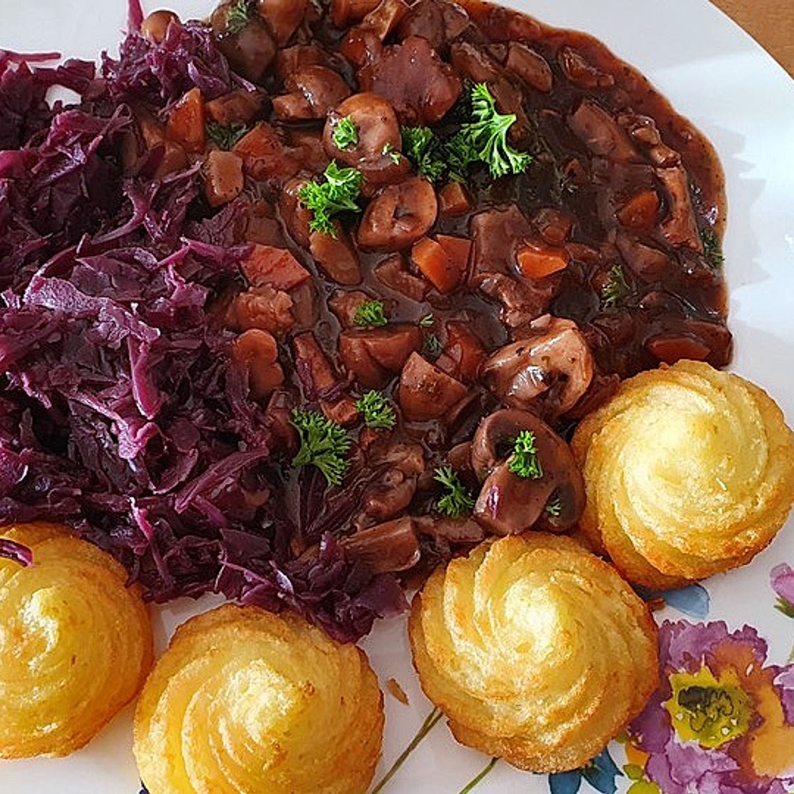 Pilz-Maronen-Ragout