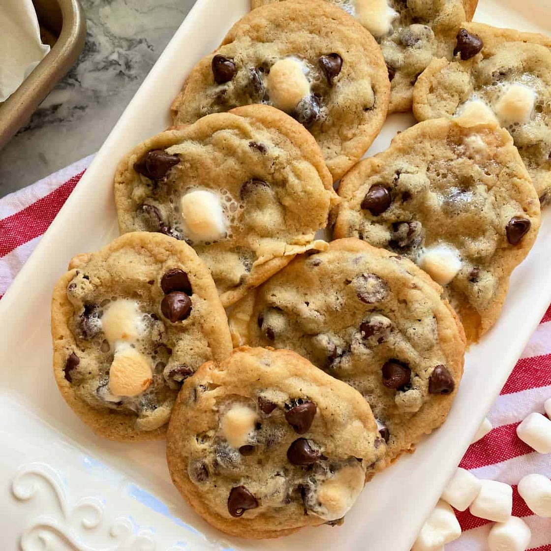 Chocolate Chip Marshmallow Cookies