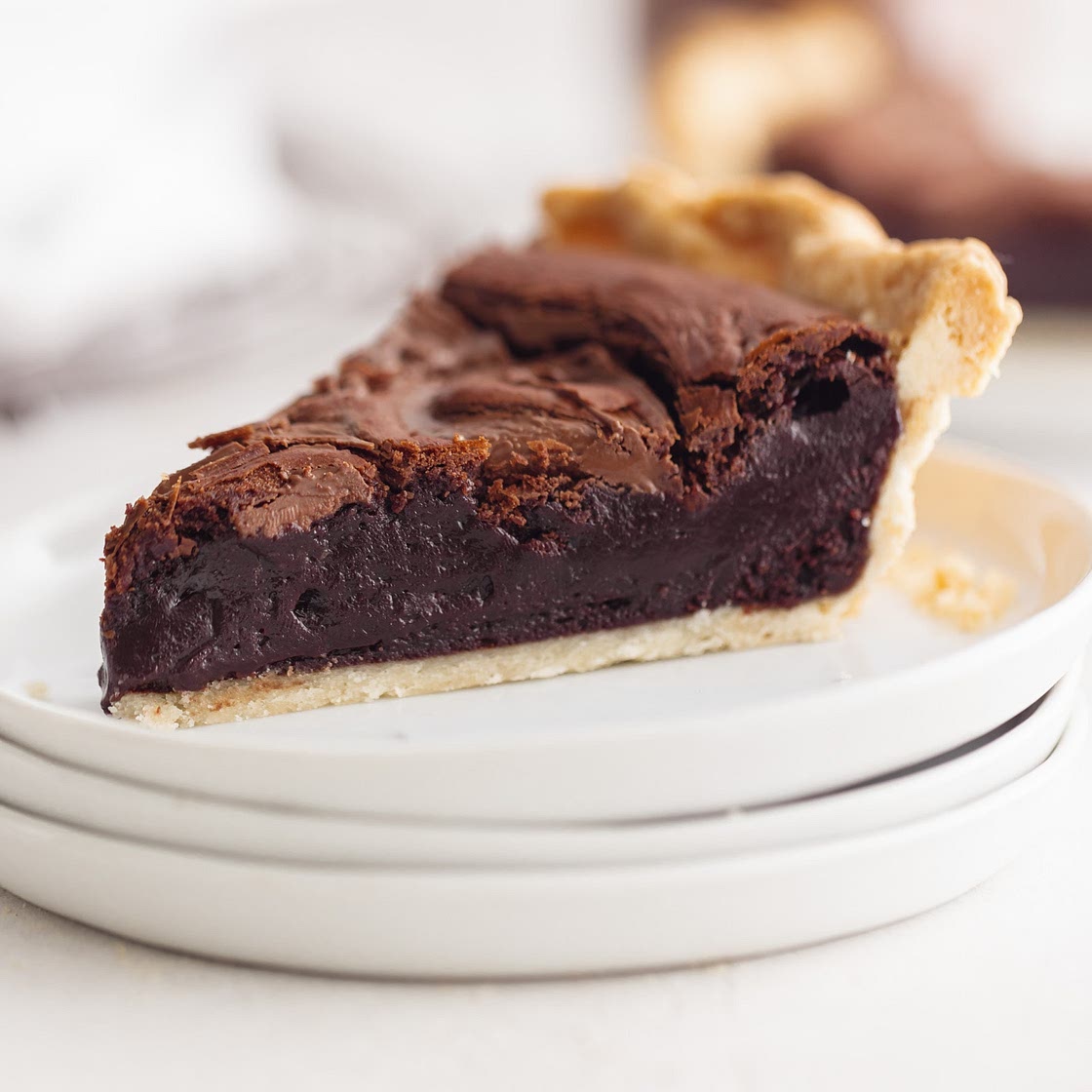 Nutella Brownie Pie