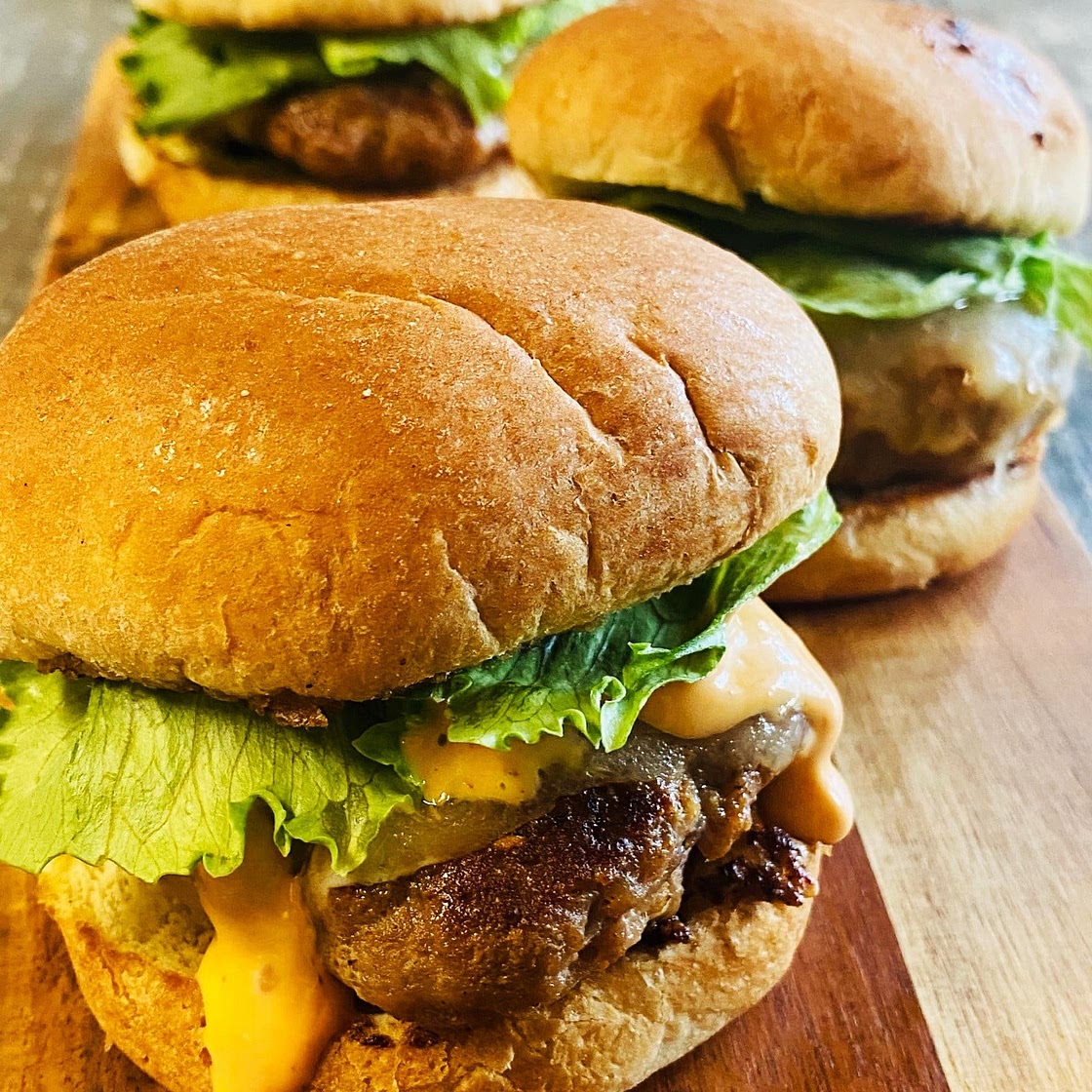 Griddle Cajun Turkey Sliders