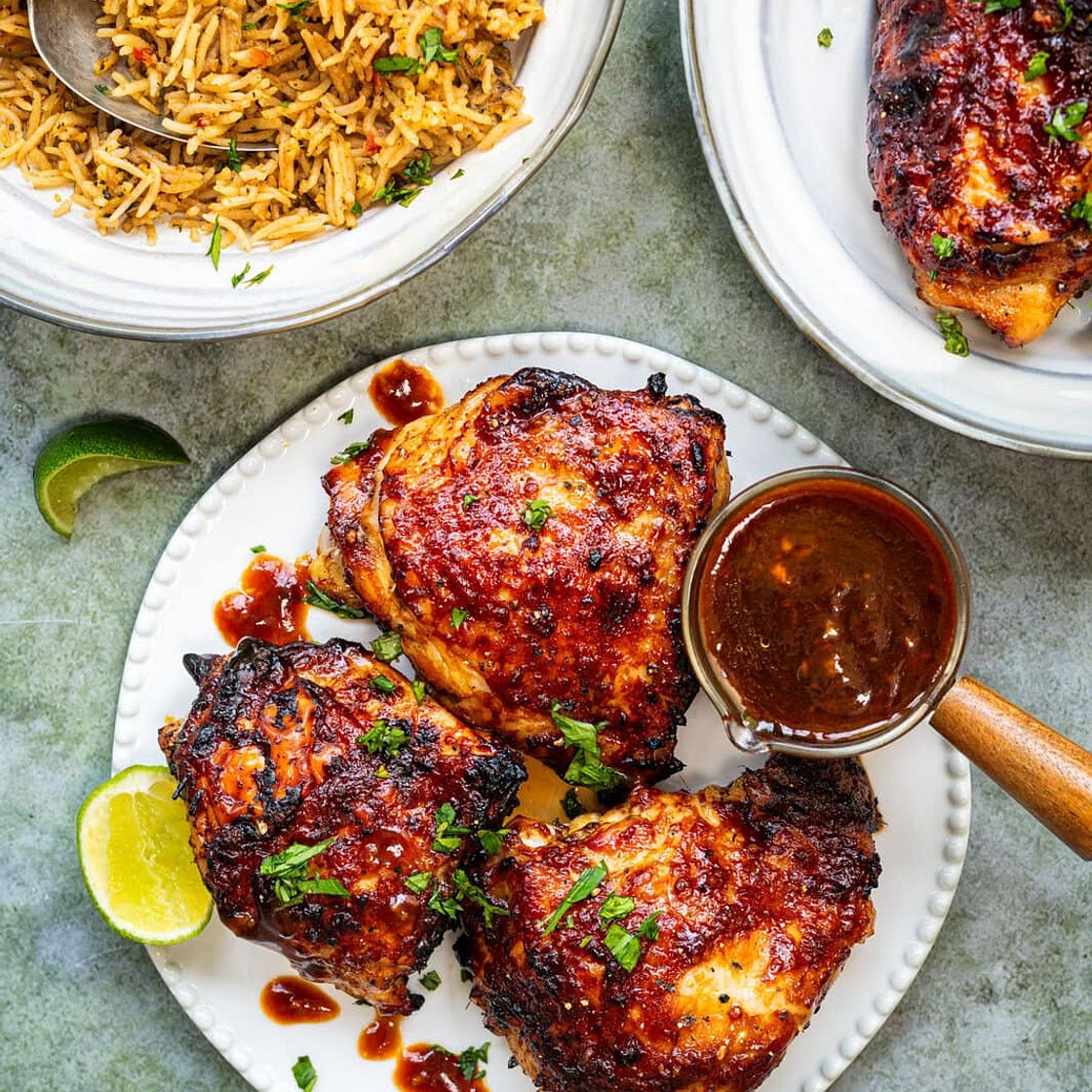 Honey Garlic Chicken Thighs