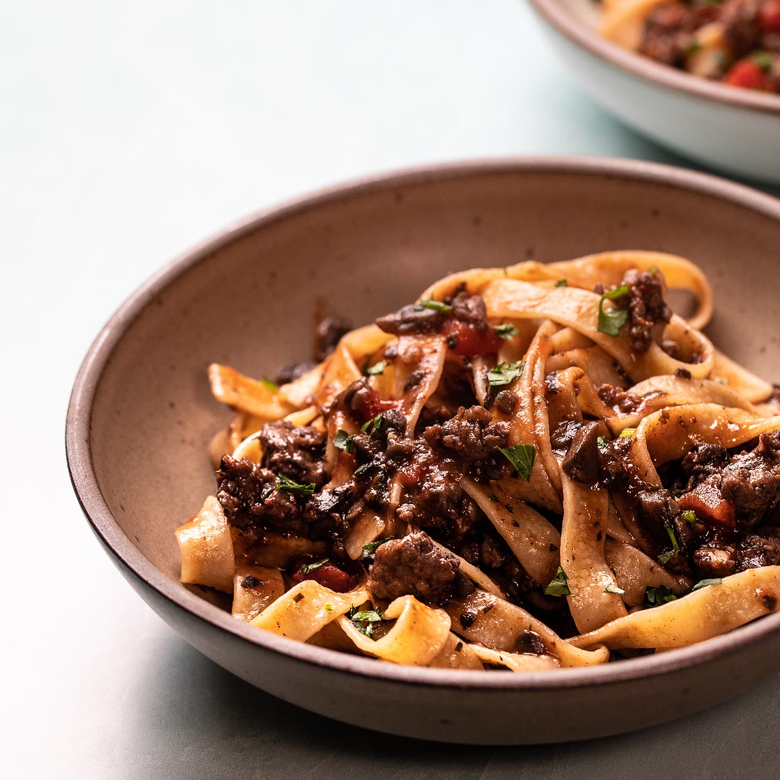 Sausage and Mushroom Ragu