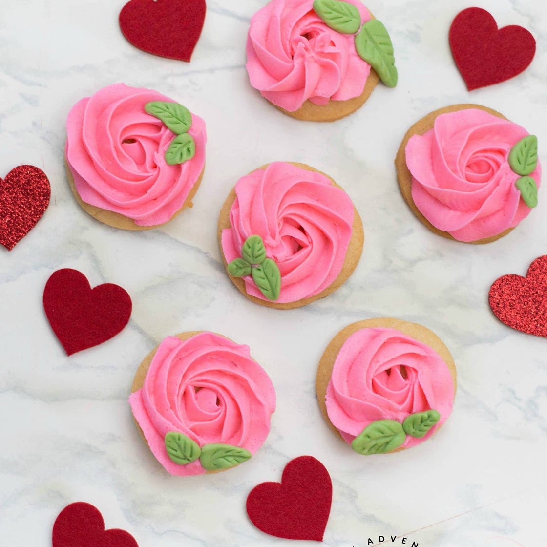 Rose Sugar Cookies Recipe