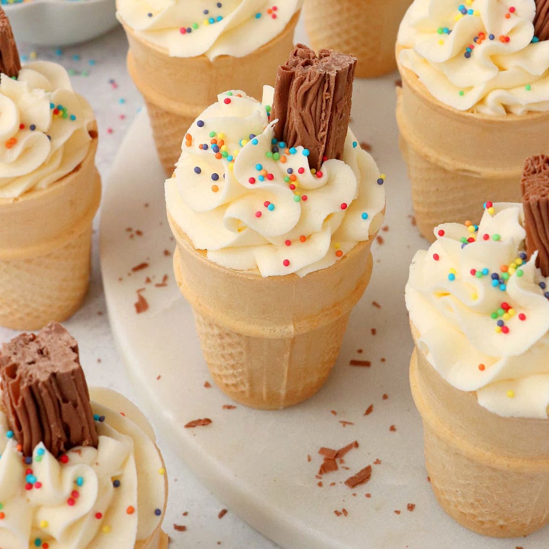 Ice Cream Cone Cupcakes