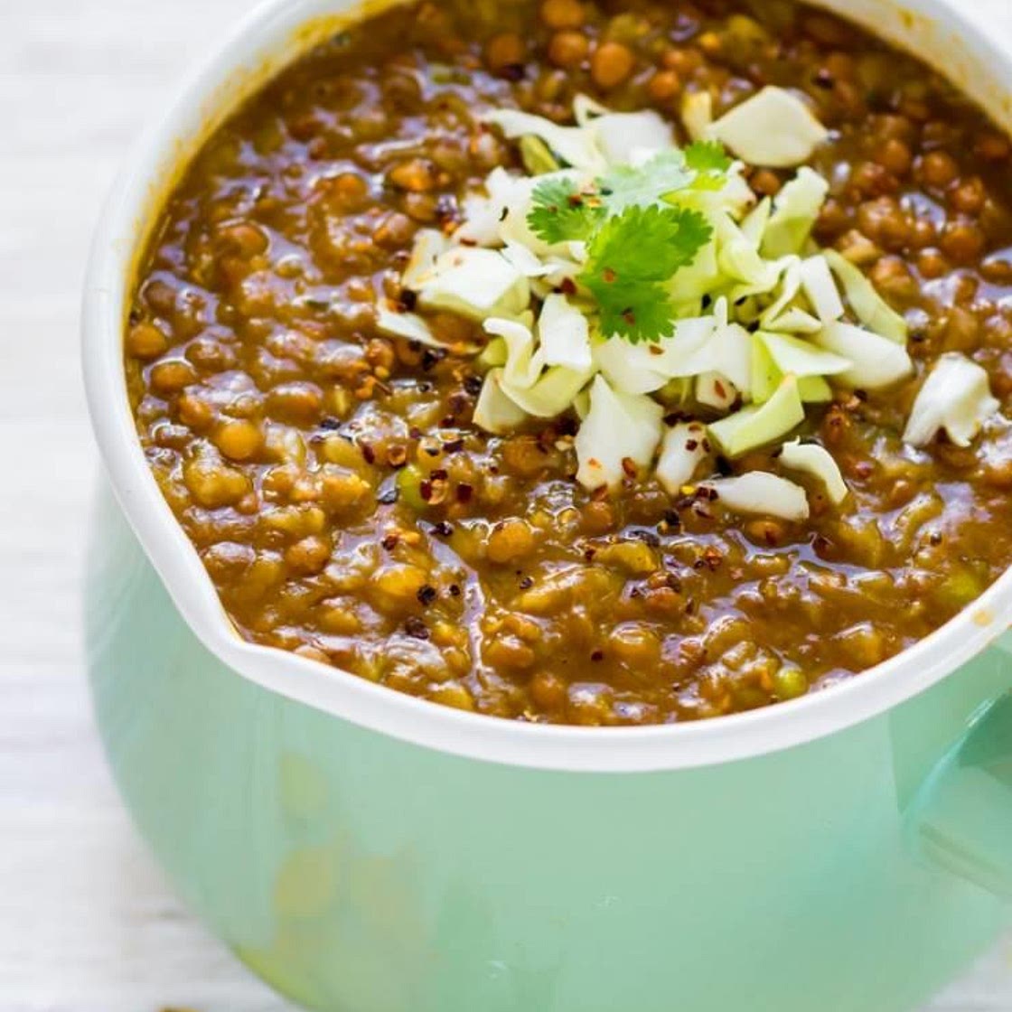 Cabbage Lentil Soup