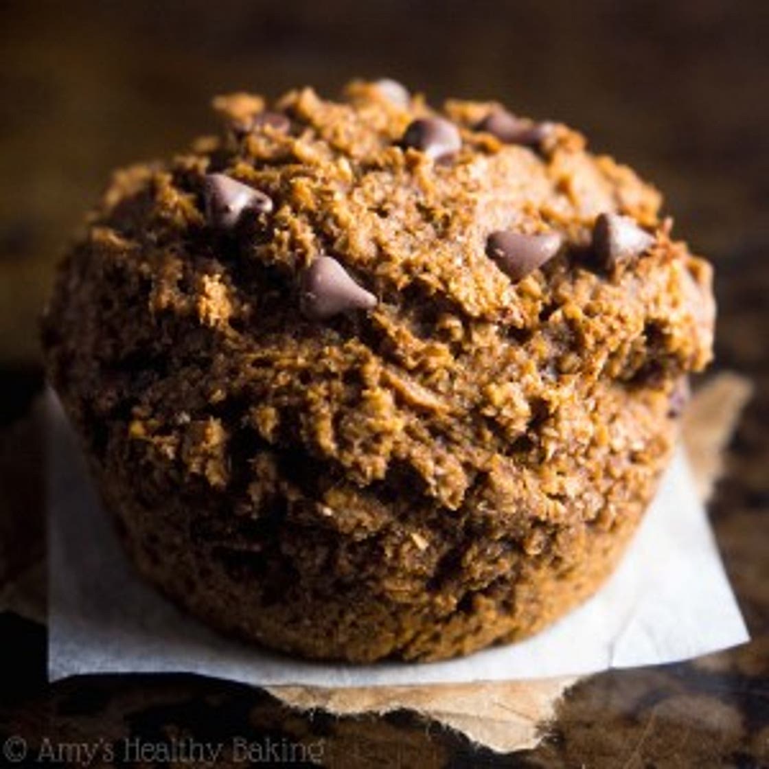 Chocolate Chip Pumpkin Bran Muffins