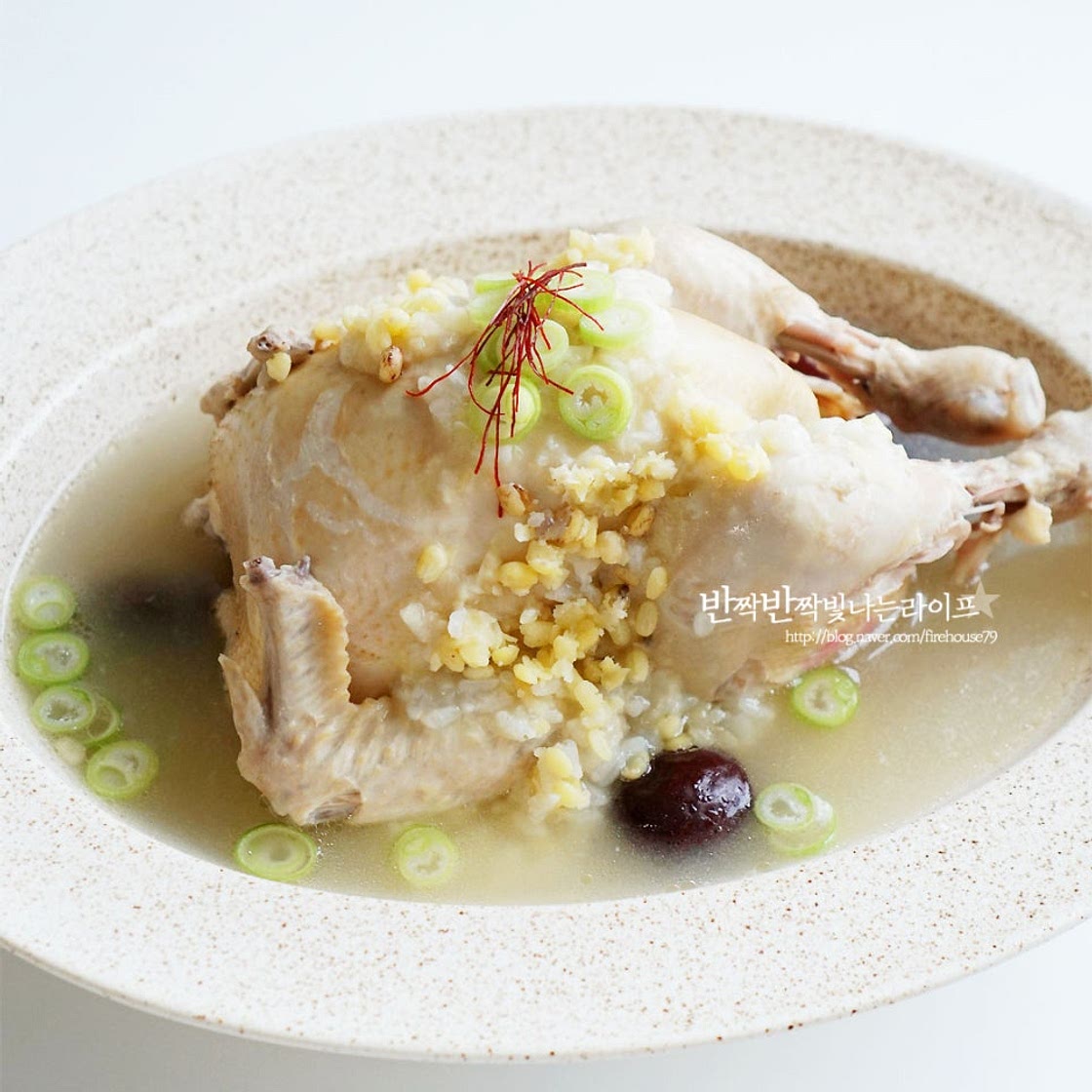 녹두 삼계탕 끓이는법 재료 닭손질 까지