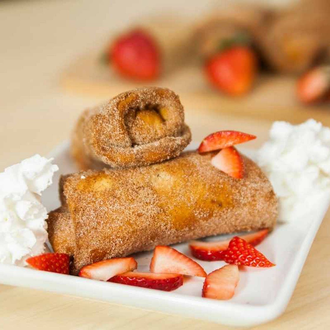 Easy Xangos Strawberry Cheesecake Chimichangas Recipe