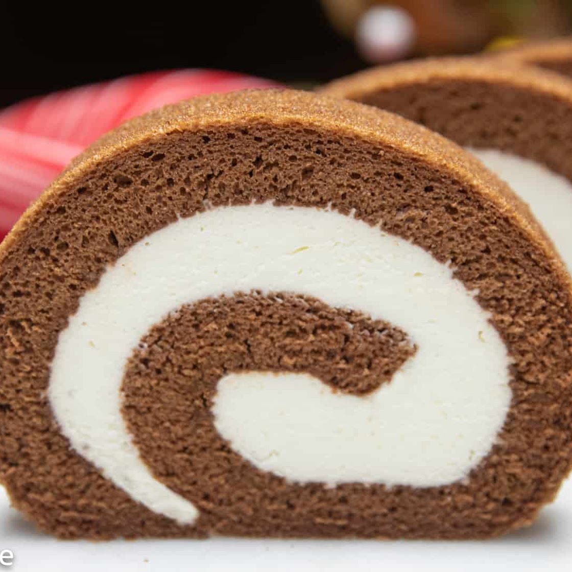 Chocolate Roll Cake / Banh Cuon Chocolate