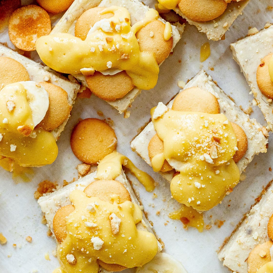 Banana Pudding Cheesecake Squares