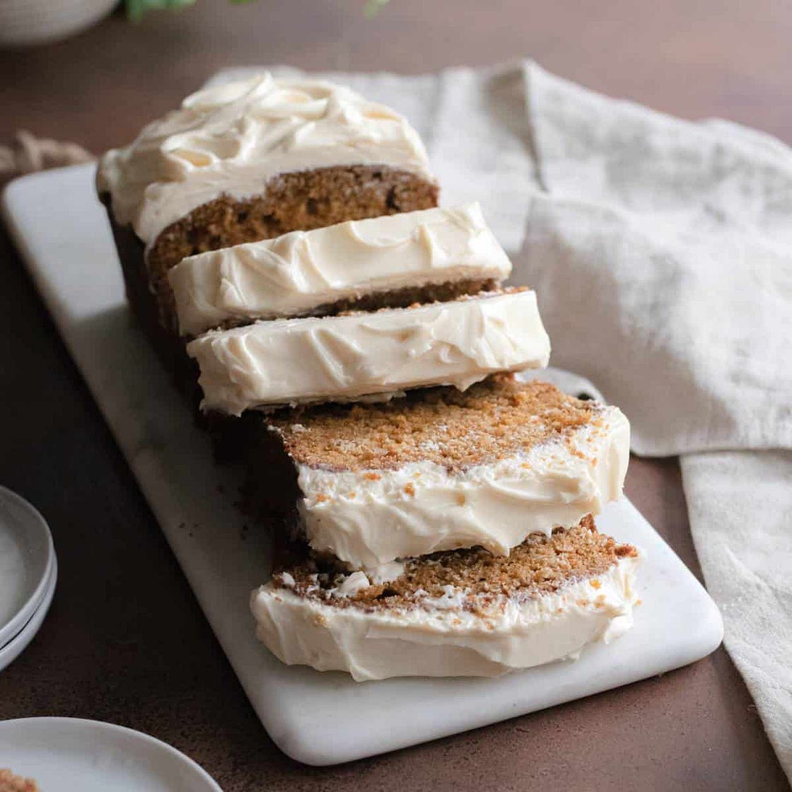 Olive Oil Carrot Cake Loaf