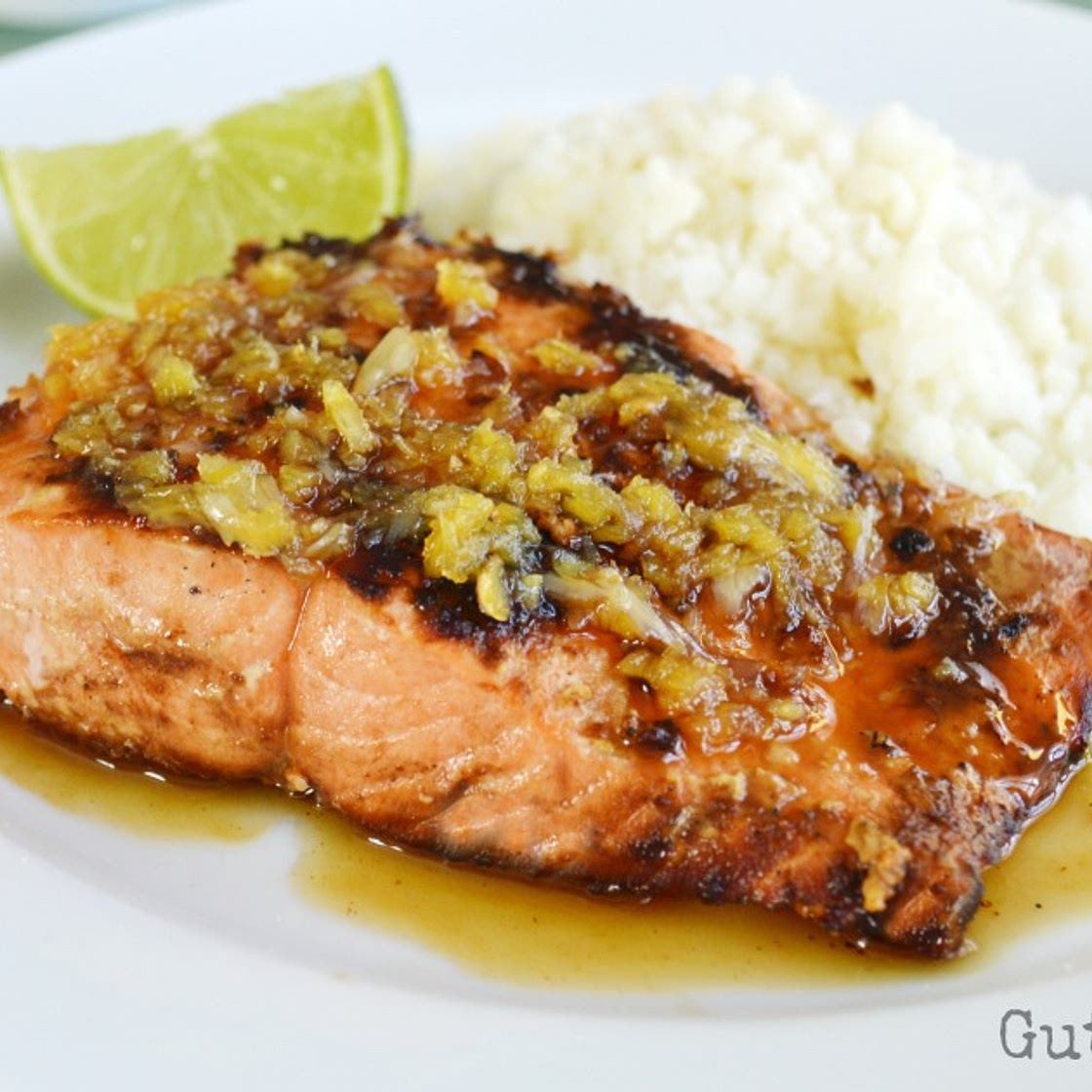 Ginger Lime Salmon (AIP, SCD, Paleo)