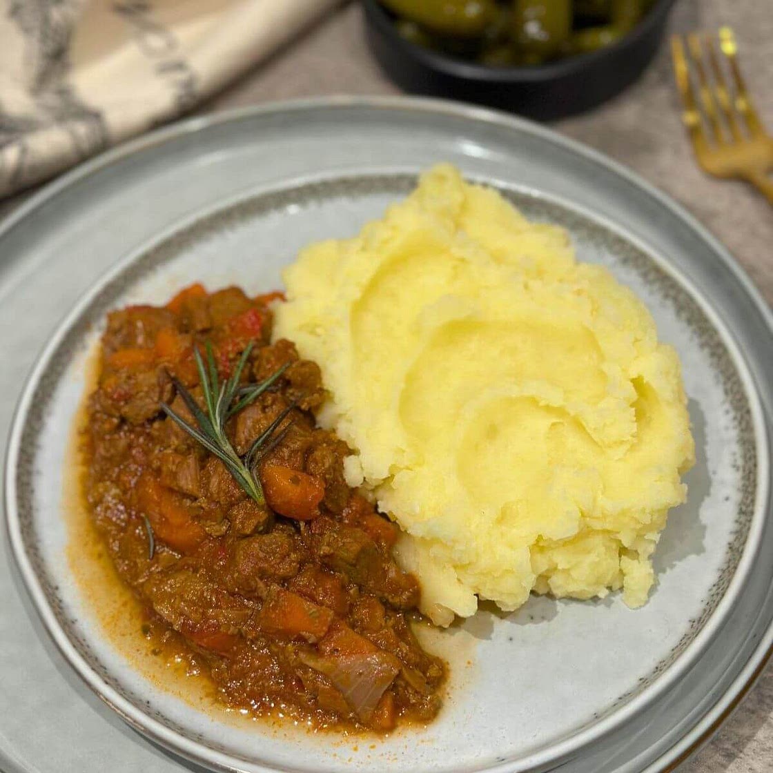 One-Pan Beef Stew with Mash