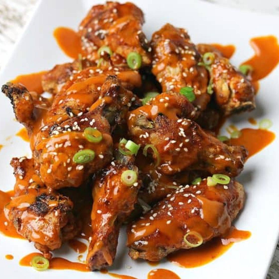Thai Red Curry Chicken Wings