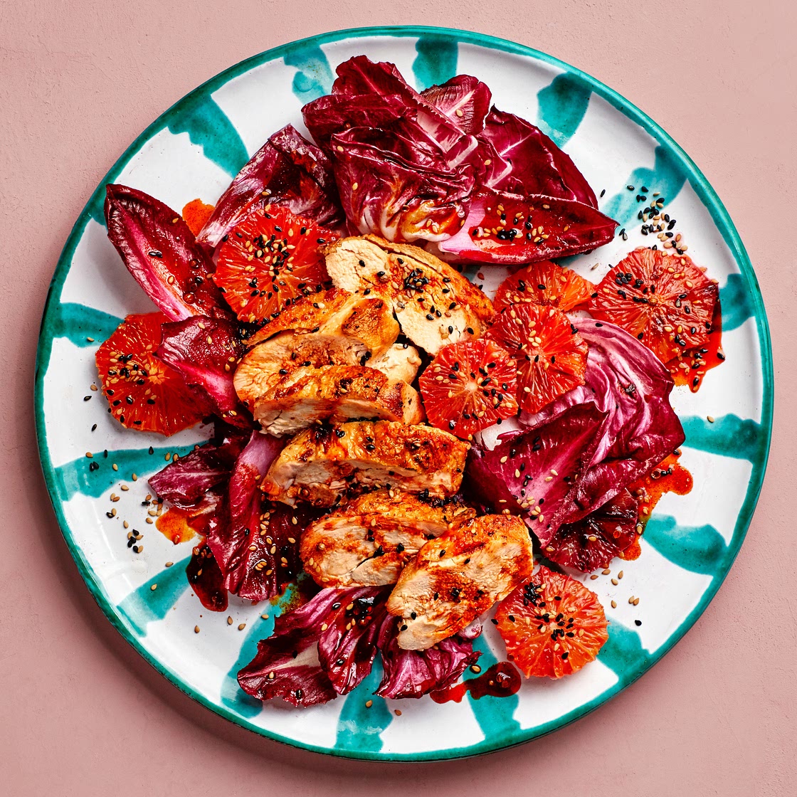 Chicken Salad With Citrus and Chile Oil