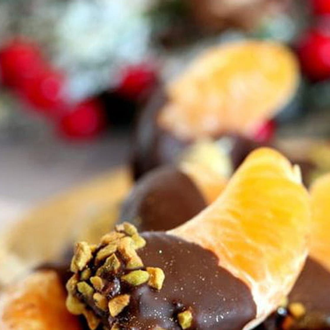 Mandarines au chocolat noir façon orangettes