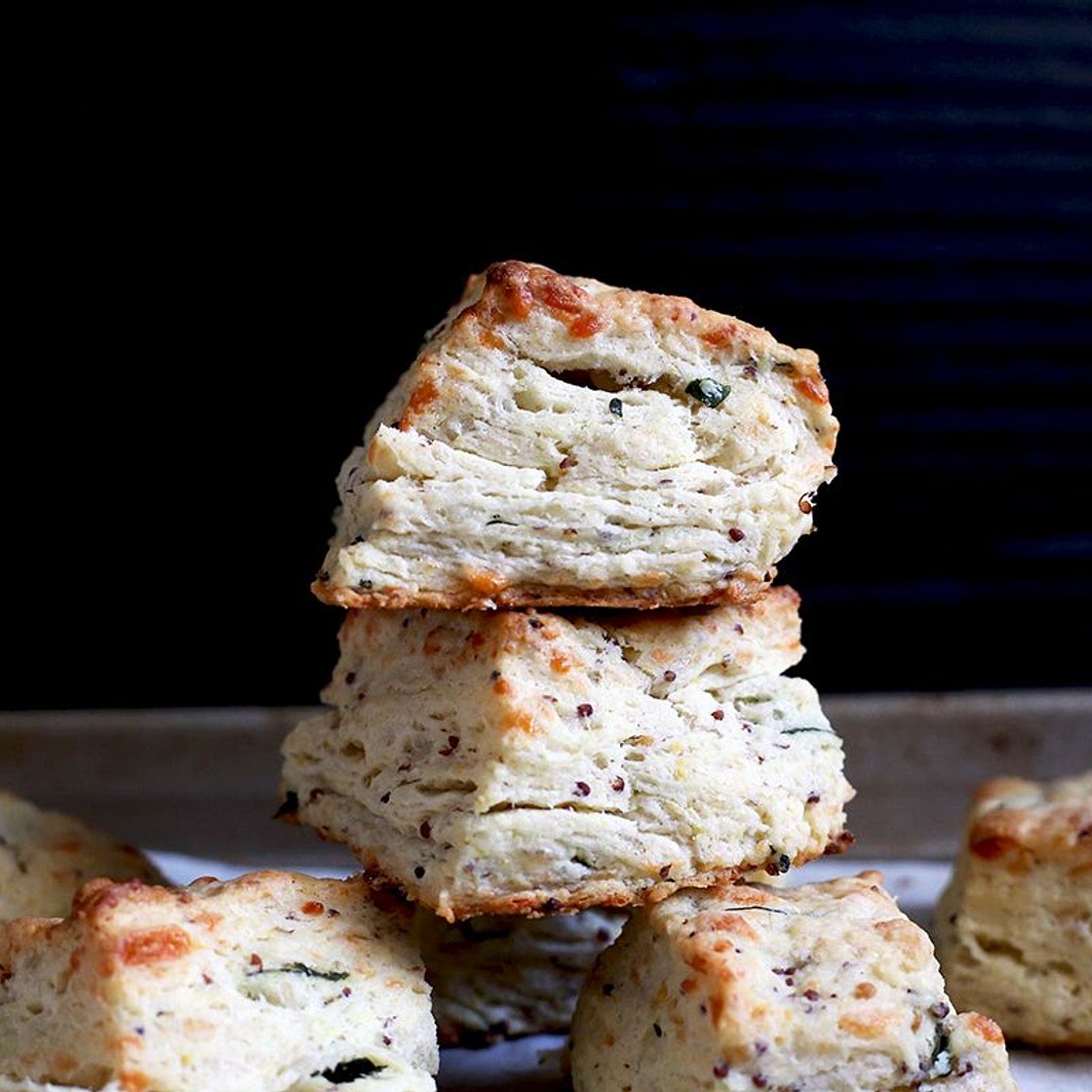 Savory, Secret-Ingredient Mozzarella Biscuits