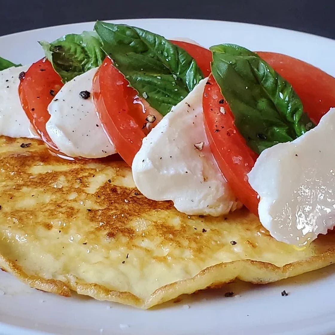 Quick Keto Caprese Crepe — Lovin' It Keto