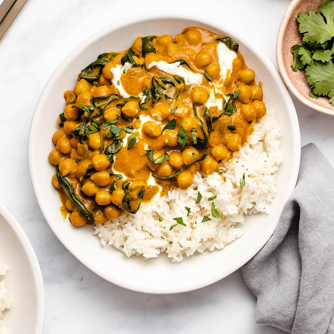 Chickpea Spinach Curry