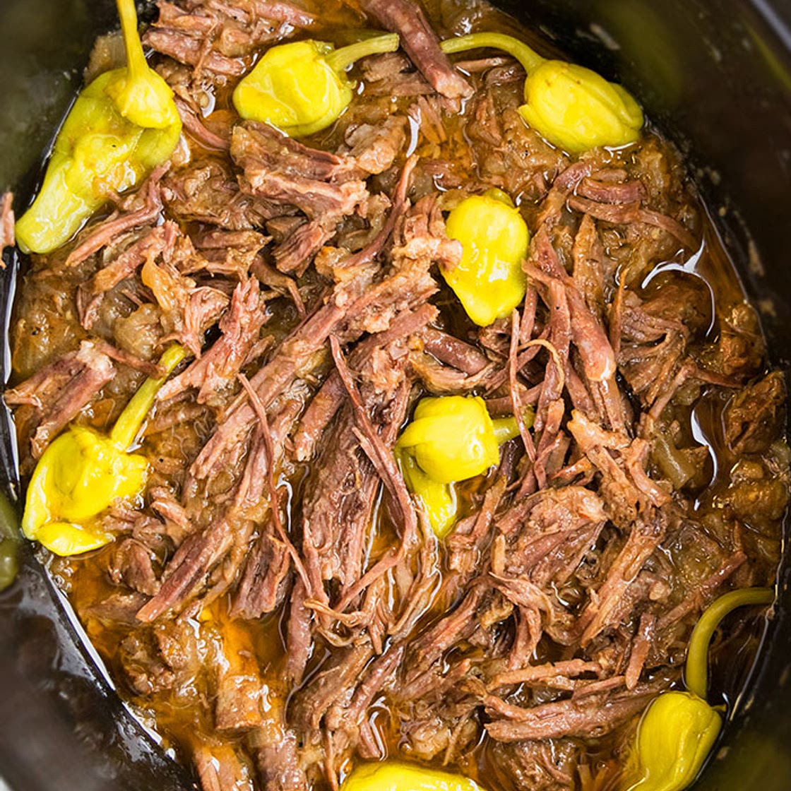 Slow Cooker Mississippi Pot Roast