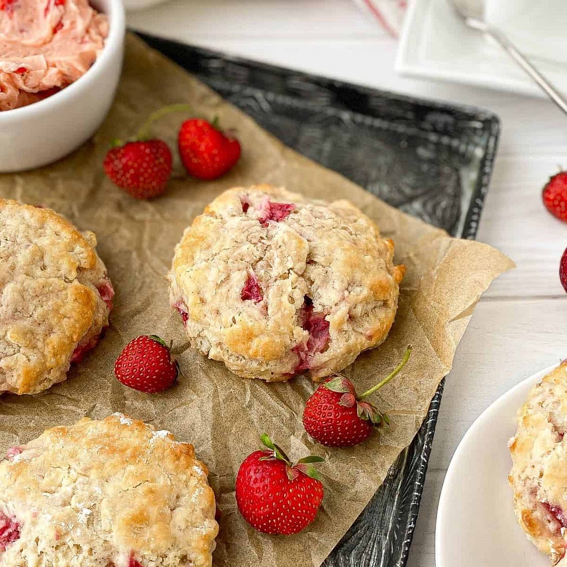 Strawberry Biscuits