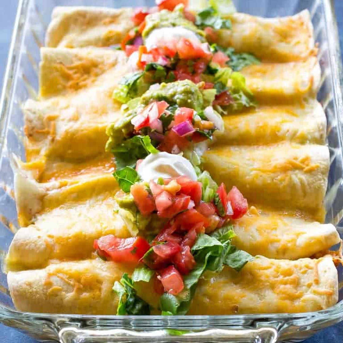 Honey Lime Chicken Enchiladas
