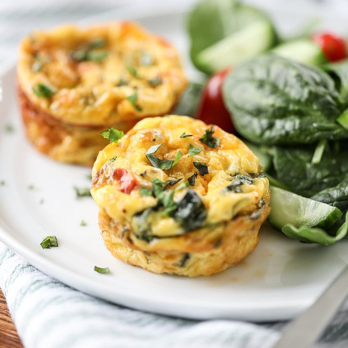 Baked Cottage Cheese Egg Muffins