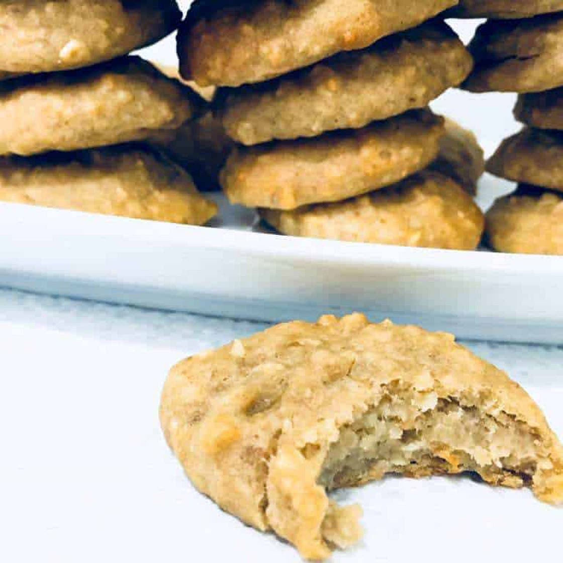 Healthy Peanut Butter Chickpea Cookies