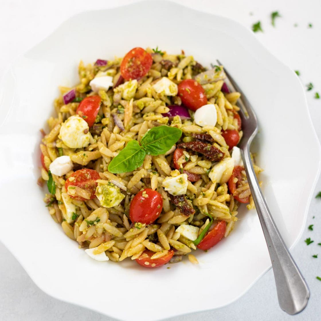Pesto Orzo Salad