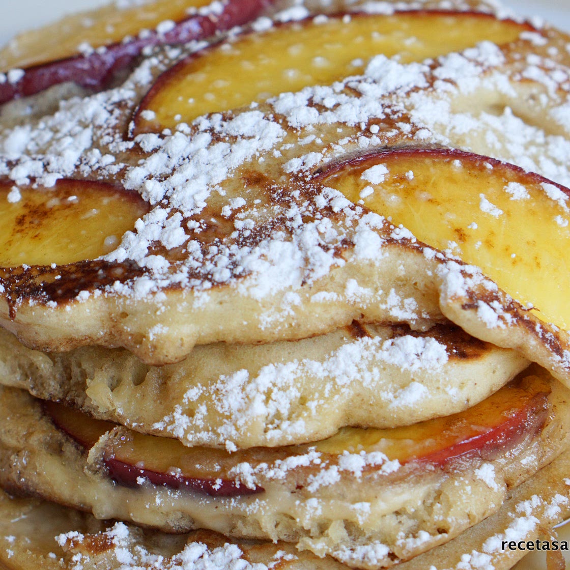 Tortitas de Melocotón (Peach Pancakes)