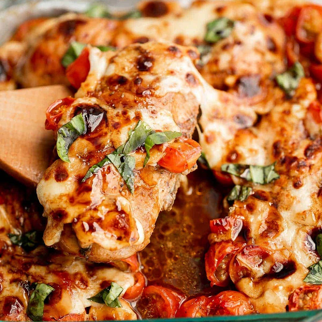Baked Caprese Chicken