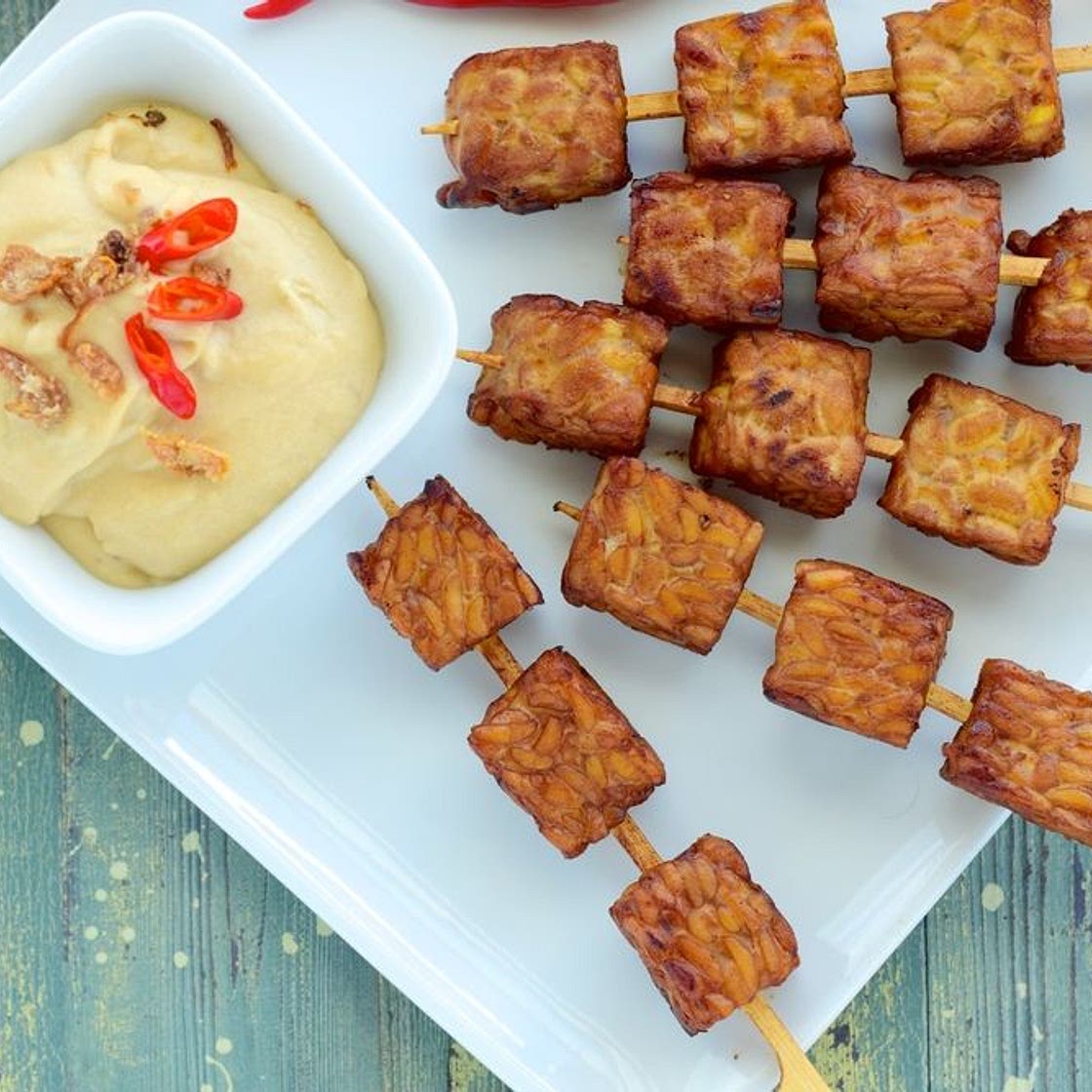Basic Oven-Baked Marinated Tempeh