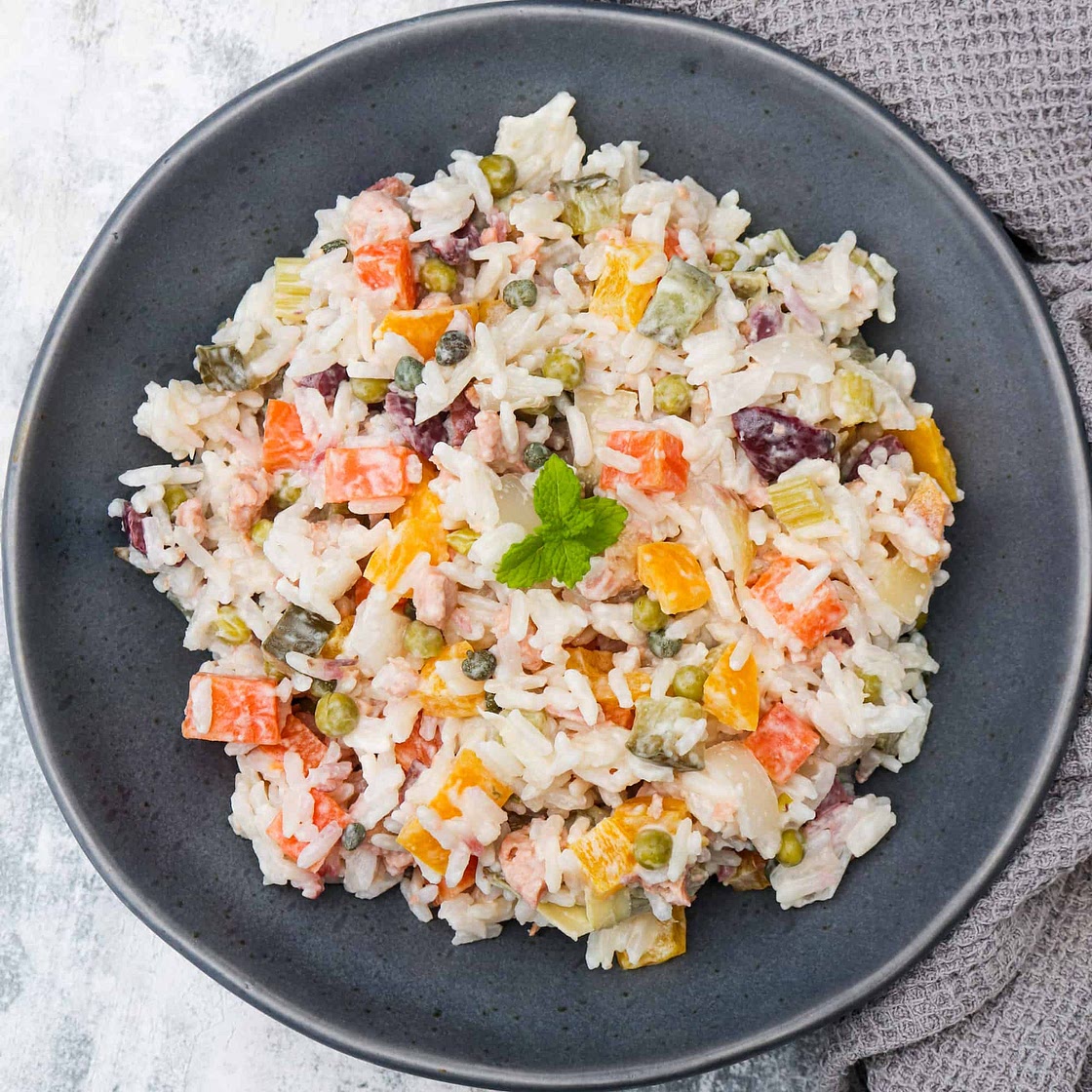 Vegan Italian Rice Salad Recipe